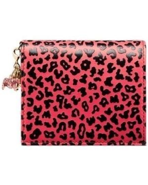 Dior Mini Lady Wallet - Red