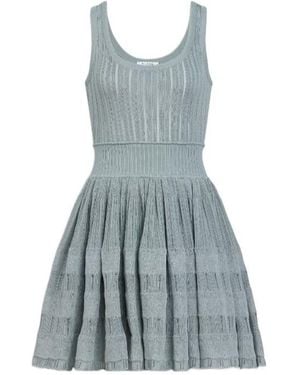 Alaïa Crinoline Knitted Dress - Blue