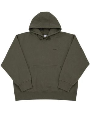 Nike Logo-Embroidered Hoodie - Green