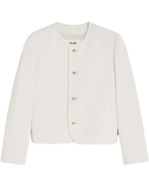 Celine Icone Jacket - White
