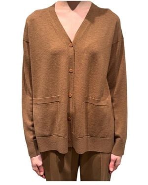Max Mara Long-Sleeve Cardigan - Brown