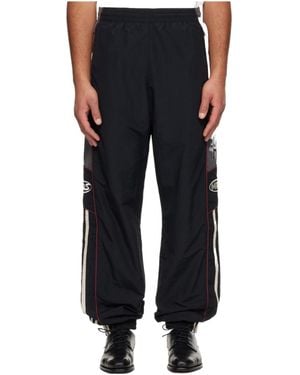Martine Rose Side-Stripe Track Trousers - Black