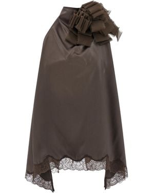 Magda Butrym Sleeveless Tops - Brown