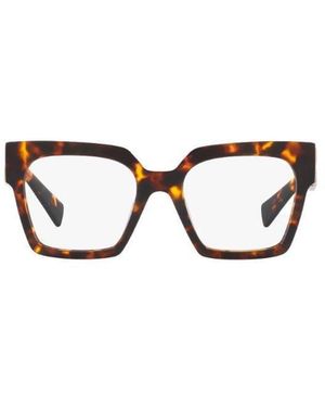 Miu Miu Rectangular Frame Flat Mirror - White