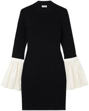 Jonathan Simkhai Ribbed-Knit Mini Dress - Black