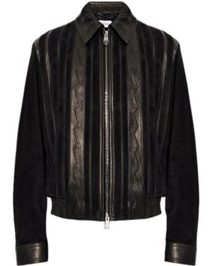 Versace Long-Sleeved Casual Jacket - Black