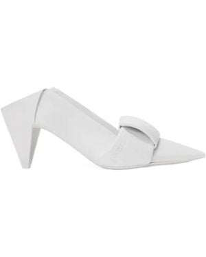 Loewe Origami Flap Back Pump - White
