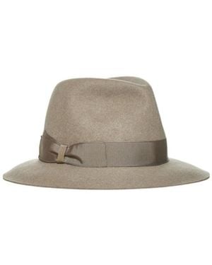 Borsalino Folar Medium-Brim Hat - Multicolour