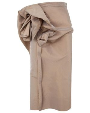 Maison Margiela Straight Polyester Skirt - Multicolour