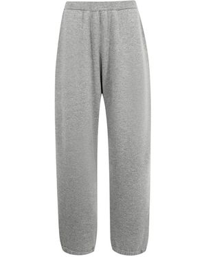 The Row Elastic Waist Casual Pants - Gray