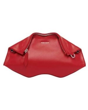McQueen Manta Clutch Bag - Red