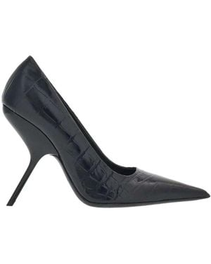 Ferragamo Pointed High Heels - Blue