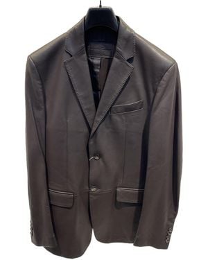 Ferragamo Long-Sleeved Casual Jacket - Black