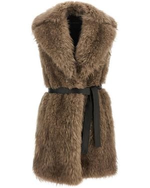 Blancha 'Tipping' Vest - Brown