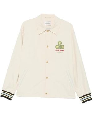 Drole de Monsieur Long-Sleeve Casual Jacket - Natural