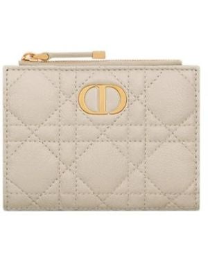 Dior Caro Dahlia Wallet - Natural