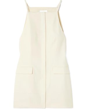 St. Agni Twill Mini Dress - White