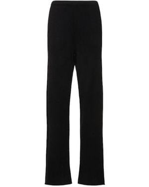 Extreme Cashmere Elastic Waist Casual Trousers - Black