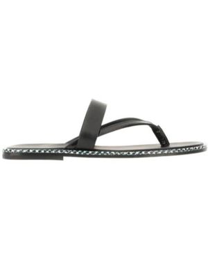 Dries Van Noten Round-Toe Flip-Flops - Multicolor