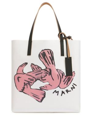 Marni Tribeca North South Open Tote - Pink