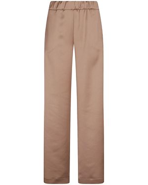 D.exterior Wide-Leg Pull-On Trousers - Natural