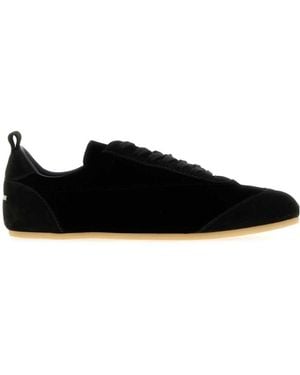 Jil Sander Round-Toe Sneakers - Black