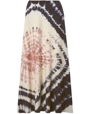 Gabriela Hearst Tie-Dye Midi Skirt - Multicolour