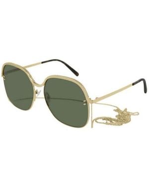 Stella McCartney Logo Sunglasses - Green