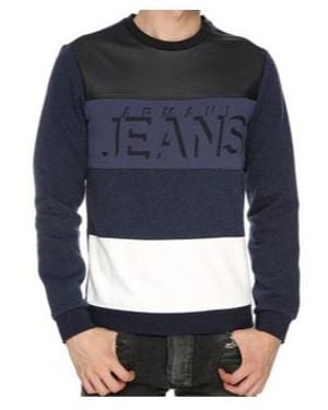 Armani Jeans Long-Sleeved Jumper - Blue