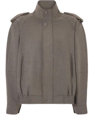 Frankie Shop Kelly Woven Jacket - Grey
