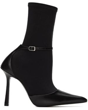 Alexander Wang Viola Pointed Toe Boots - Black