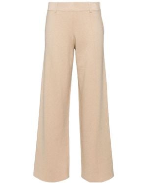 STAUD Belt-Loop Casual Trousers - Natural