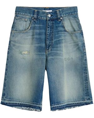 sunflower Denim Shorts With Belt Loops - Blue