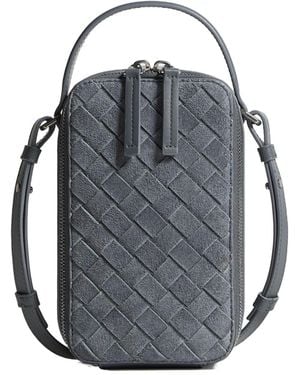 Bottega Veneta Getaway Phone Pouch - Grey