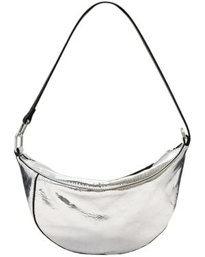 AllSaints Zipper Shoulder Bag - Metallic