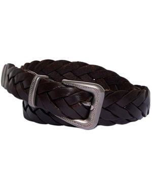 Brunello Cucinelli Woven Belt - White
