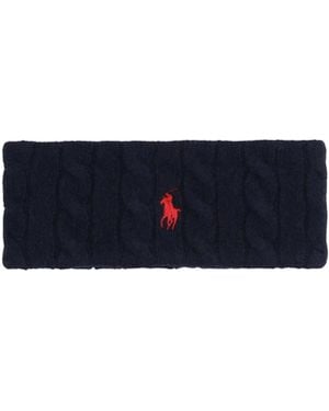 Polo Ralph Lauren Cable-Knit Headband - Blue