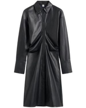 TOTEME Long Sleeve Dress - Black