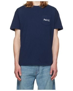 Polo Ralph Lauren Polo Bear Crew Neck T-Shirt - Blue