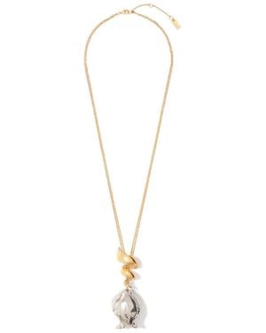 Chloé Chloé Bloomcraft Pendant Necklace - White