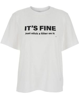 Victoria Beckham Crew Neck T-Shirt - White