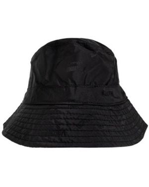 Moschino Monogram-Pattern Bucket Hat - Black