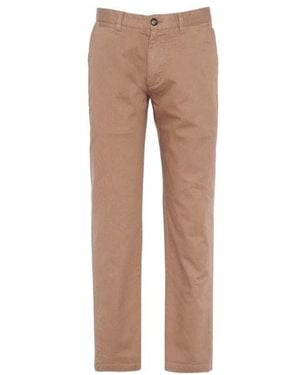 Barbour Washed Stretch Tailored Trousers - Natural