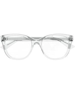 McQueen Eyewear Square Frame Glasses - White