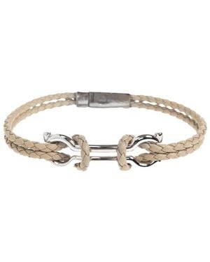 Ferragamo Woven Bracelet - White
