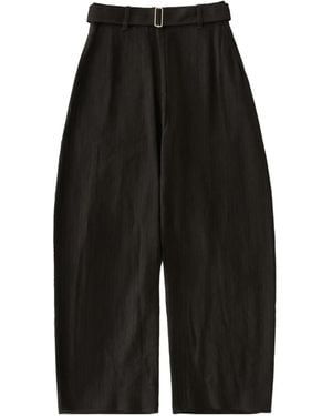Studio Nicholson Belt Trousers - Black