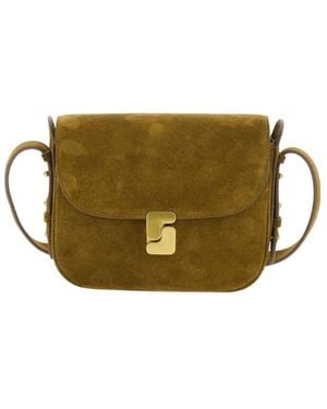Soeur Bellimin Flap Shoulder Bag - Green