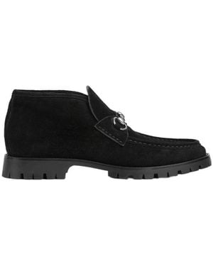 Gucci Ankle Boot With Horsebit - Black