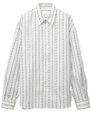 Versace Greca Jacquard Shirt - White