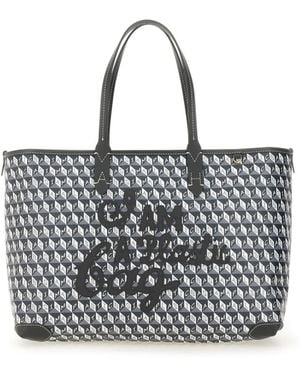 Anya Hindmarch I Am A Plastic Bag Small Tote Bag - Black